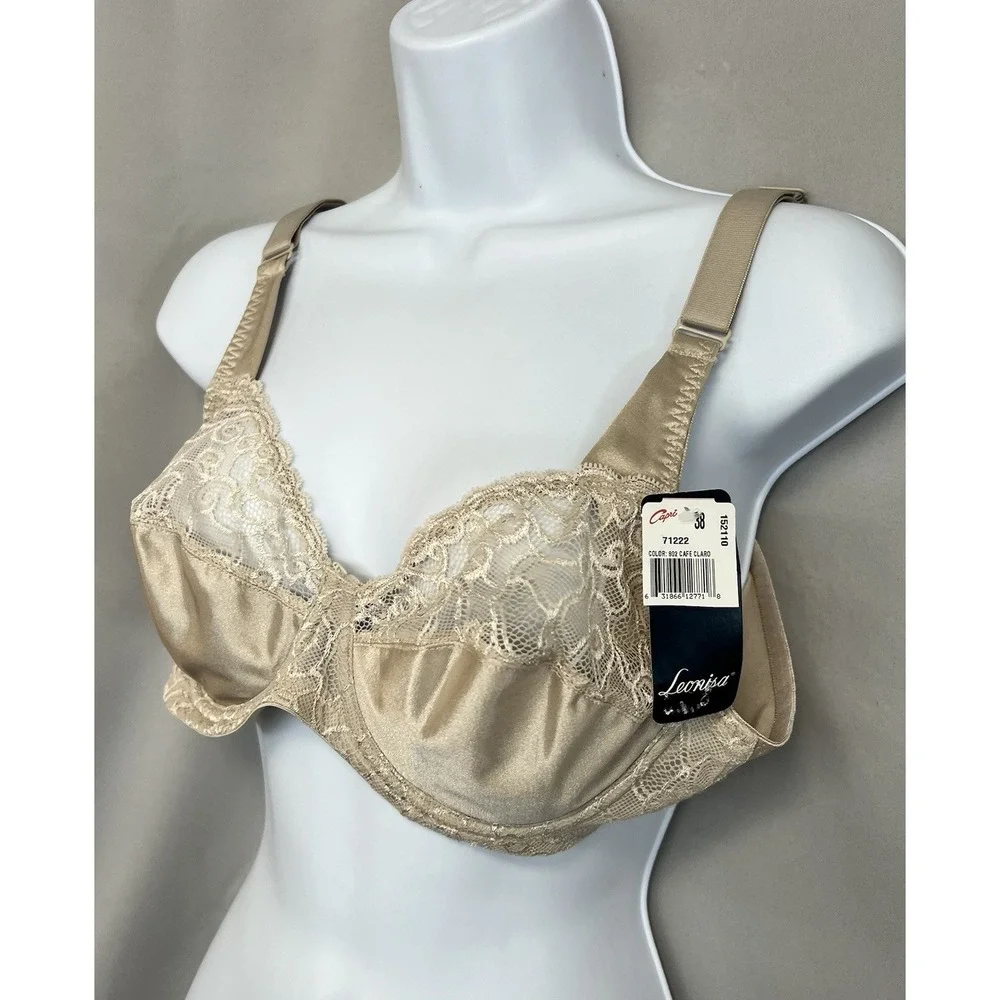 Leonisa Bra 71222 B 38 Beige New